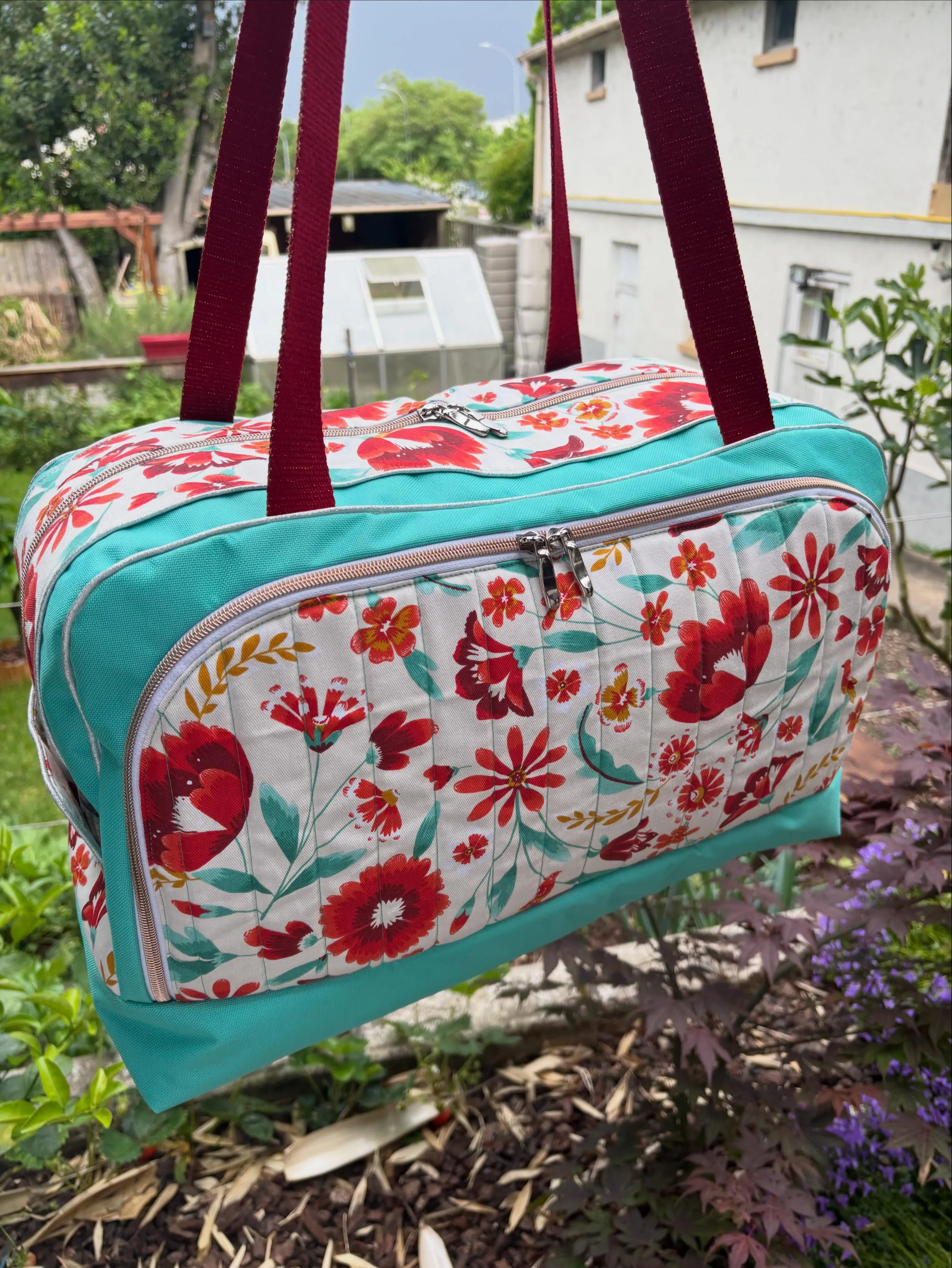 Zoom sur le sac Manon ( deuxième réalisation ) 🧵  Je vous présente le nouveau co